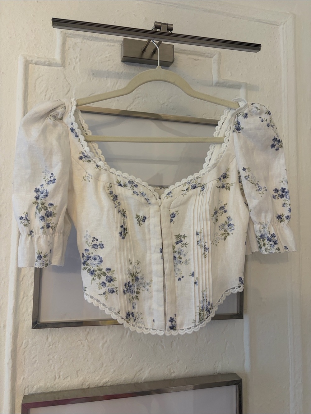 Reformation Simmie Linen Top
